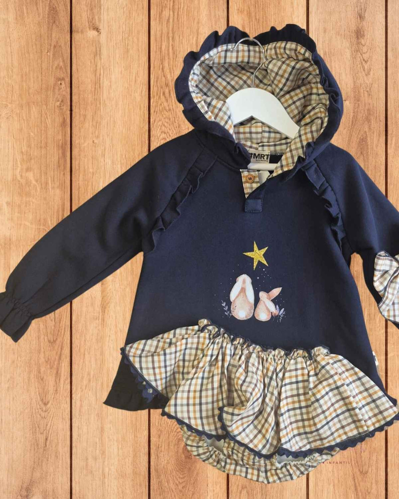Conjunto Sudadera y Braga Castaña | La Martinica