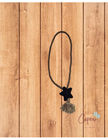 Collar Estrella Negra Colección Nancy La Martinica