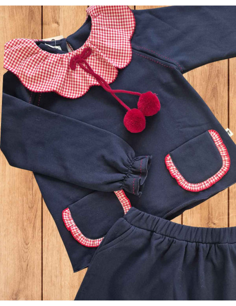 Conjunto Sudadera y Falda Mushroom La Martinica | Caperú Kids