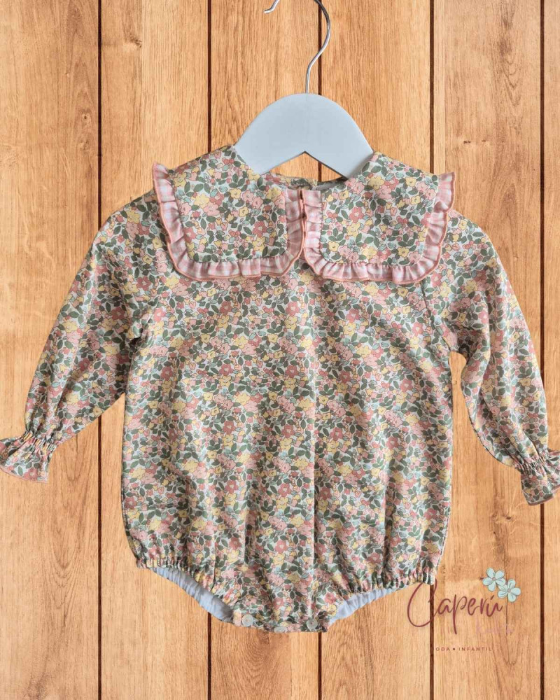Pelele Flores Balancín La Martinica | Ropa de Bebé