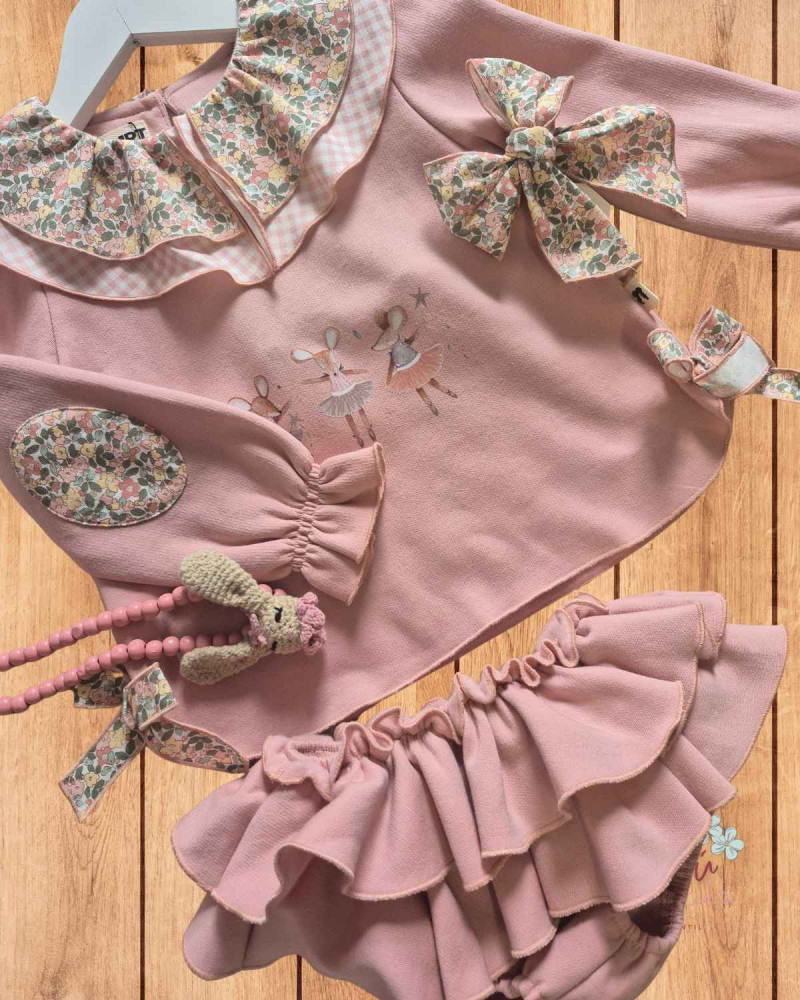 Conjunto Sudadera y Braga Balancín La Martinica | Caperú Kids
