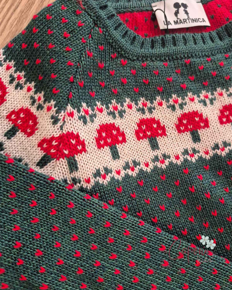 Jersey Niño Setas Canterbury | Caperú Kids | Punto Invierno|