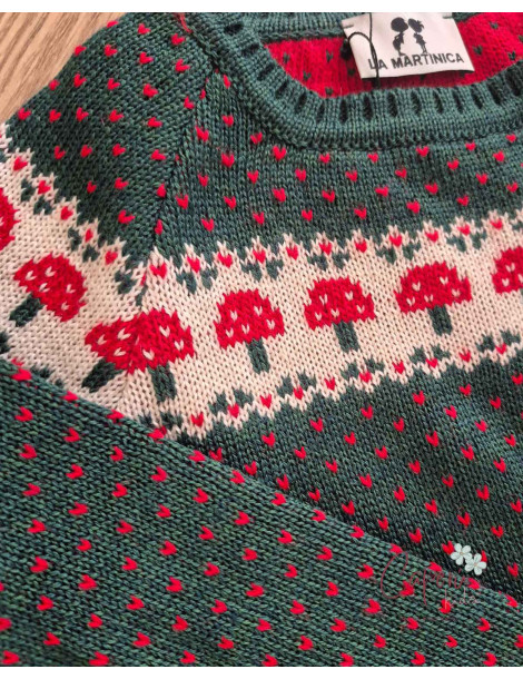 Jersey Niño Setas Canterbury | Caperú Kids | Punto Invierno|