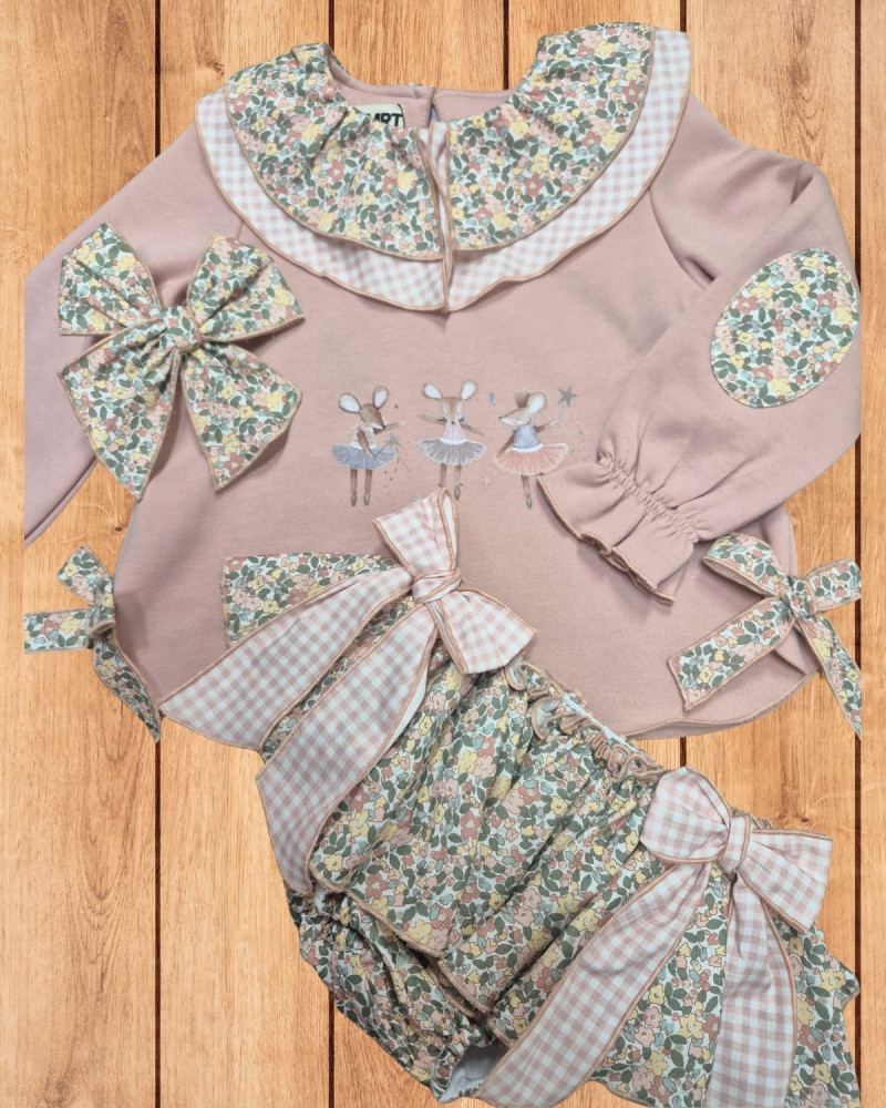 Conjunto Sudadera y Braga Balancín La Martinica | Caperú Kids
