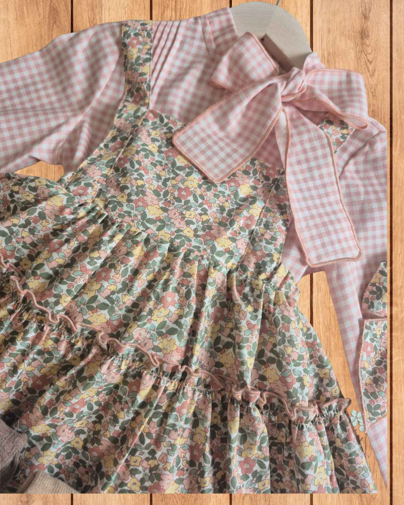 Conjunto Ranita Flores Balancín La Martinica | Ropa Bebé