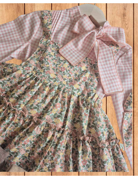 Conjunto Ranita Flores Balancín La Martinica | Ropa Bebé