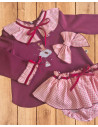 Conjunto Sudadera Braga Tela Xandre | Caperú Kids