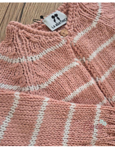 Chaqueta Larga 3/4 Rayas Balancín 2