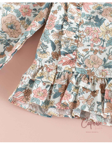 Blusa Top Volantitos Liberty Calm Days Mi Canesú 2