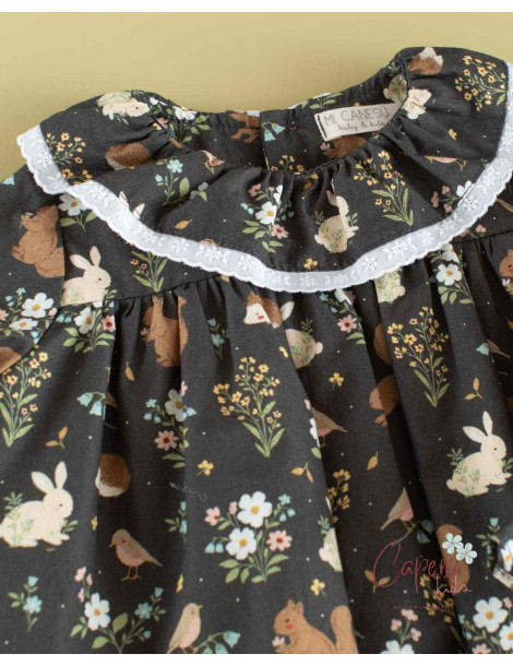 Moda Infantil: Camisa Litte Cottage Cuello Volante