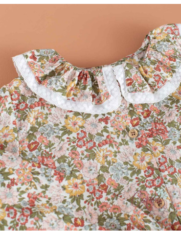 Camisa Cuello Volante Liberty Honey Dew Mi Canesú 2