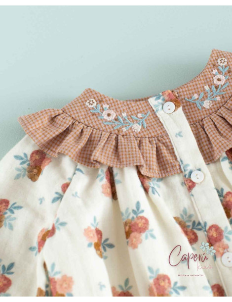 Comprar Vestido Gasa Cozy Flowers Mi Canesú Online