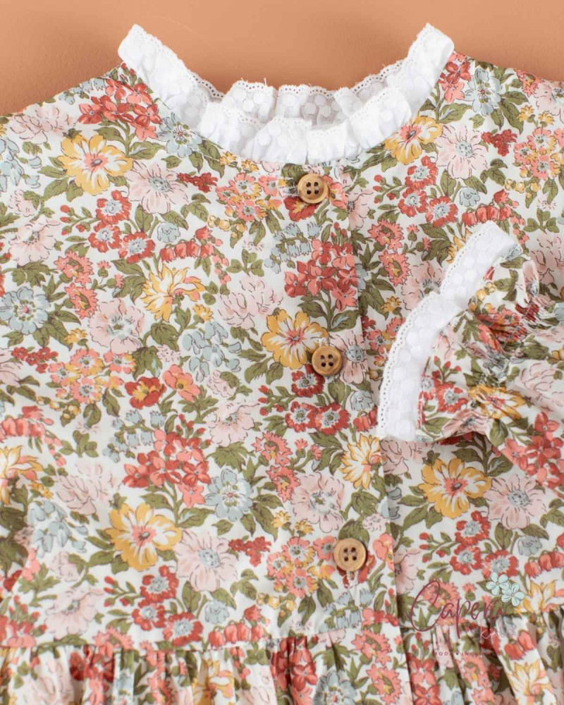 Vestido Infantil Liberty Honey Dew - Mi Canesú | Moda Niña