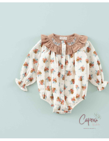 Ranita de Bebé Gasa Cozy Flowers | Mi Canesú