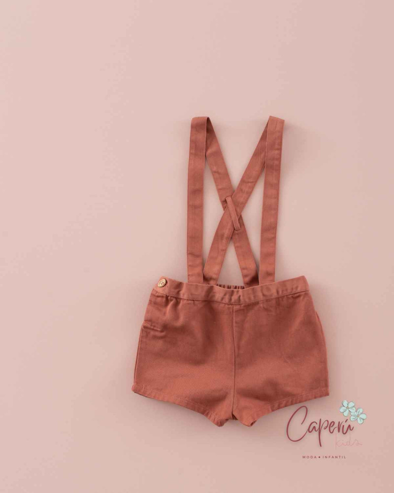 Mi Canesú Nacho Tinte Arcilla | Caperú Kids