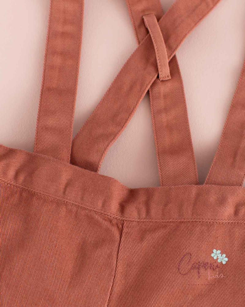 Mi Canesú Nacho Tinte Arcilla | Caperú Kids