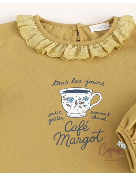 Comprar Camiseta Café Margot Mi Canesú | Moda Infantil