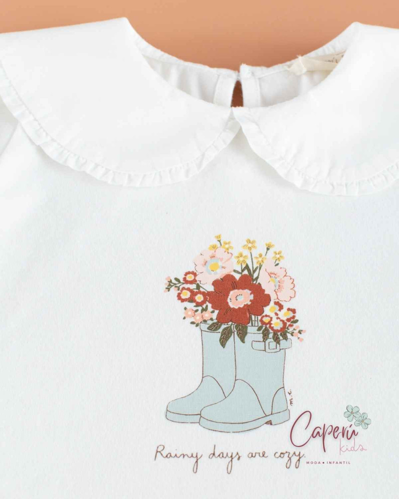 Camiseta Rainy Days Mi Canesú Online | Caperú Kids