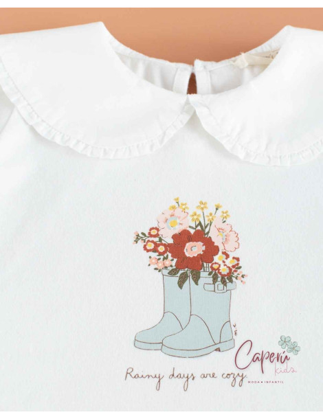 Camiseta Rainy Days Mi Canesú Online | Caperú Kids