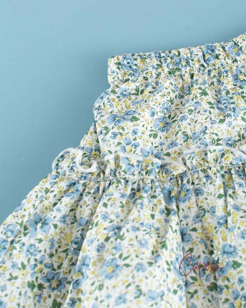 Moda infantil: Minifalda Liberty Margot - Mi Canesú