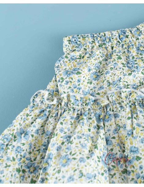 Moda infantil: Minifalda Liberty Margot - Mi Canesú
