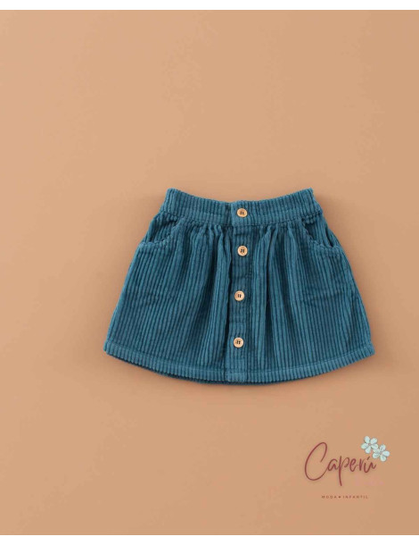 Falda Pana Blue Hope Mi Canesú - Colección Infantil