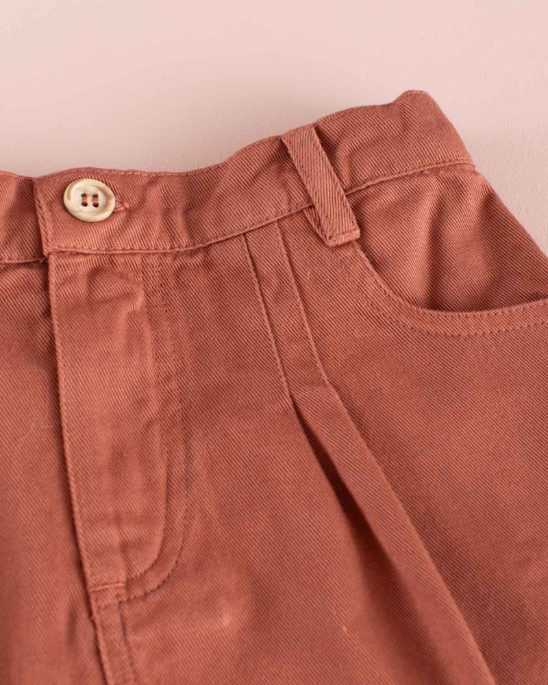 Falda Tinte Arcilla - Mi Canesú | Ropa de Niña