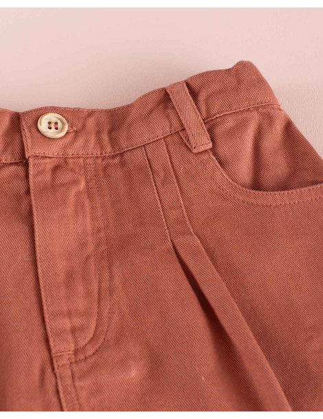 Falda Tinte Arcilla - Mi Canesú | Ropa de Niña