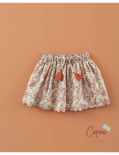 Minifalda Ondas Liberty Honey Dew | Ropa Infantil