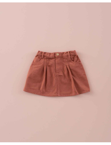 Falda Tinte Arcilla - Mi Canesú | Ropa de Niña