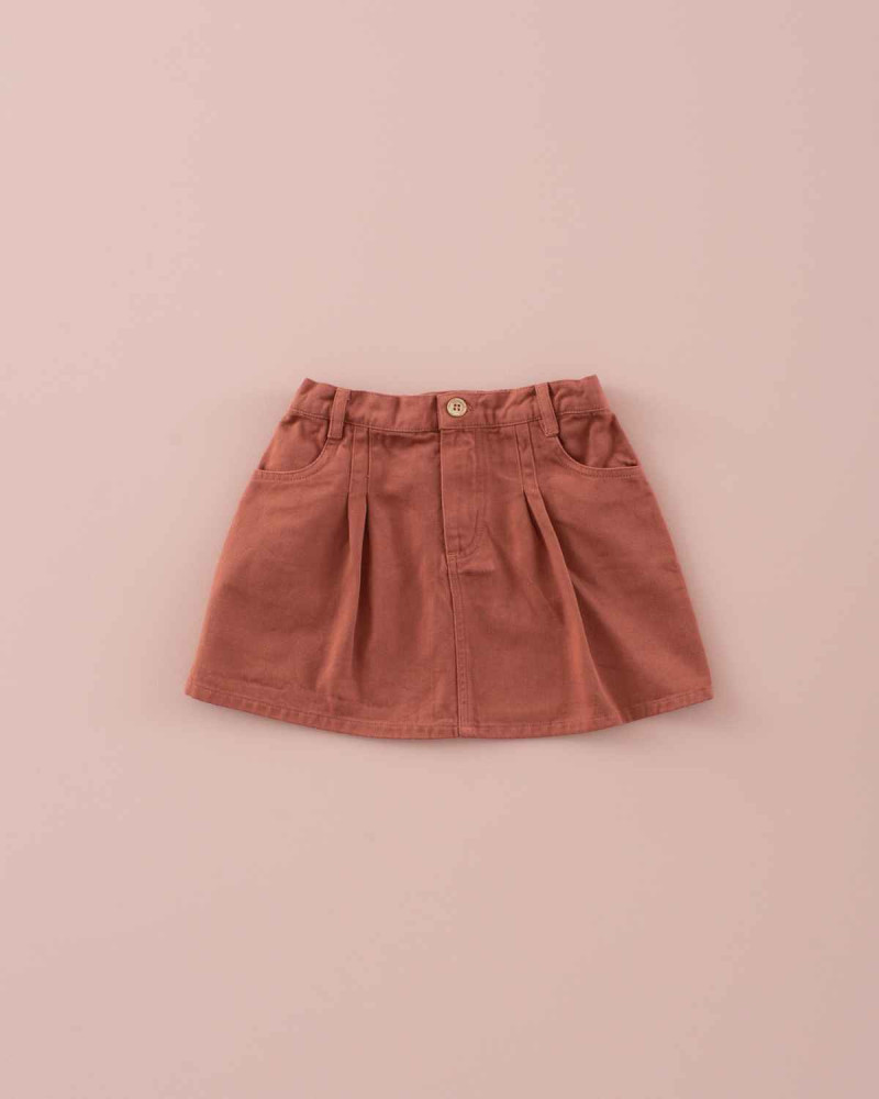 Falda Tinte Arcilla - Mi Canesú | Ropa de Niña