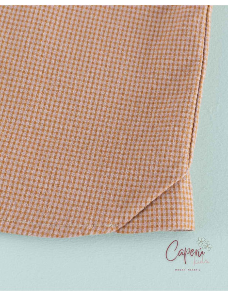 Bermuda Tirantes Minivichy Toffee | Mi Canesú | Caperú Kids