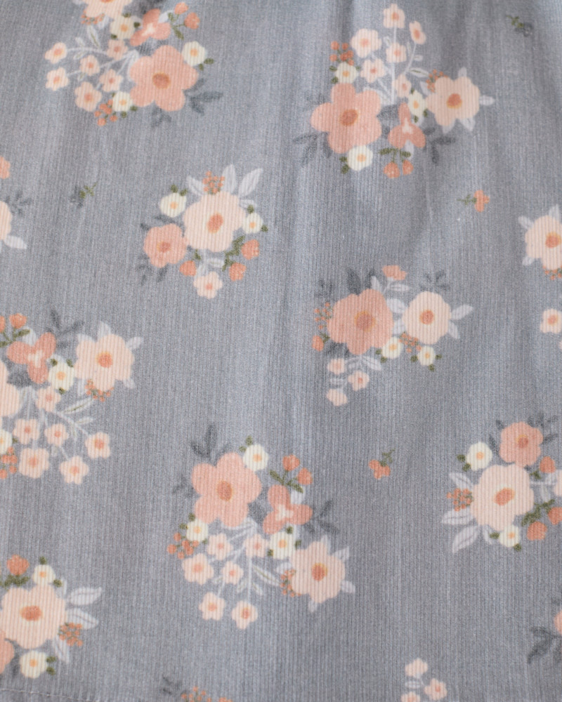 Blusa Peplum Micropana Bouquet Mi Canesú