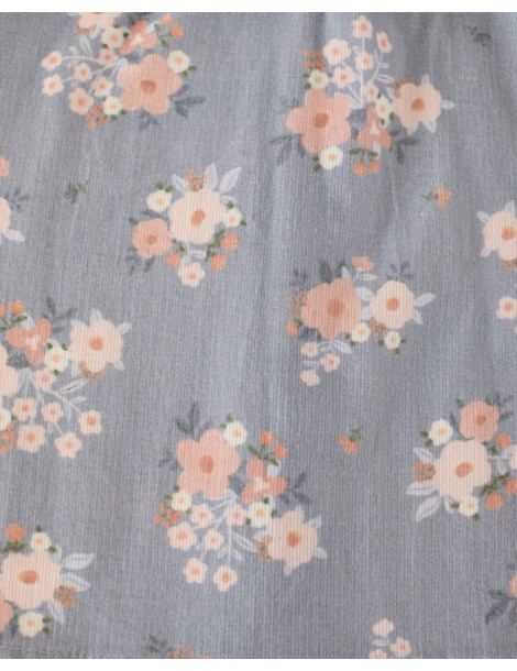 Blusa Peplum Micropana Bouquet Mi Canesú