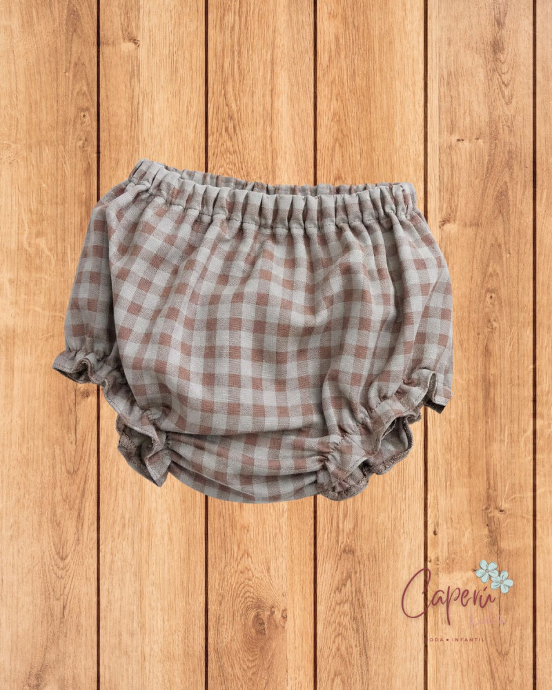 Culotte Vichy Adriel Pangasa - Caperú Kids