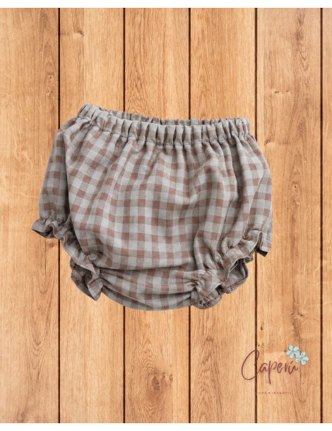Culotte Vichy Adriel Pangasa - Caperú Kids