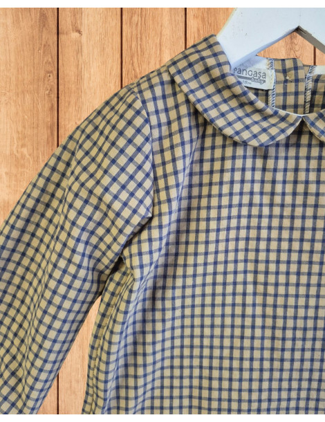 Blusa Cuadros Bruma Pangasa para Bebé | Caperú Kids