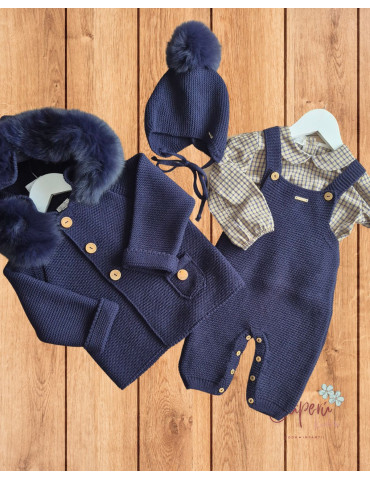 Pelele Chocolate Pangasa | Ropa Bebé Online – Caperú Kids 2