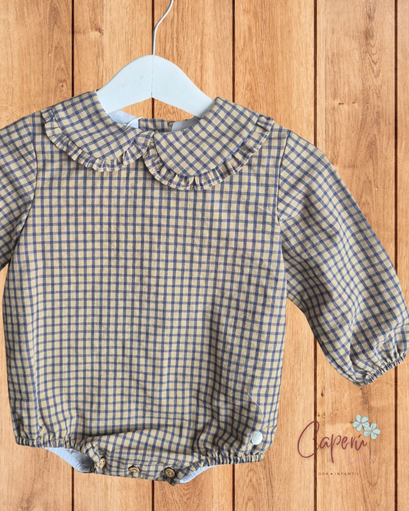 Pelele Chocolate Pangasa | Ropa Bebé Online – Caperú Kids