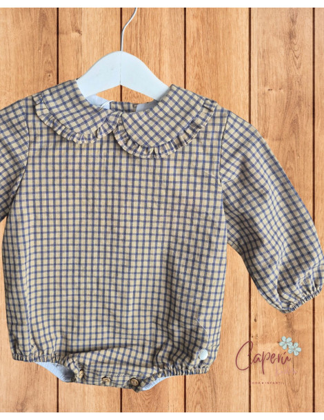 Pelele Chocolate Pangasa | Ropa Bebé Online – Caperú Kids