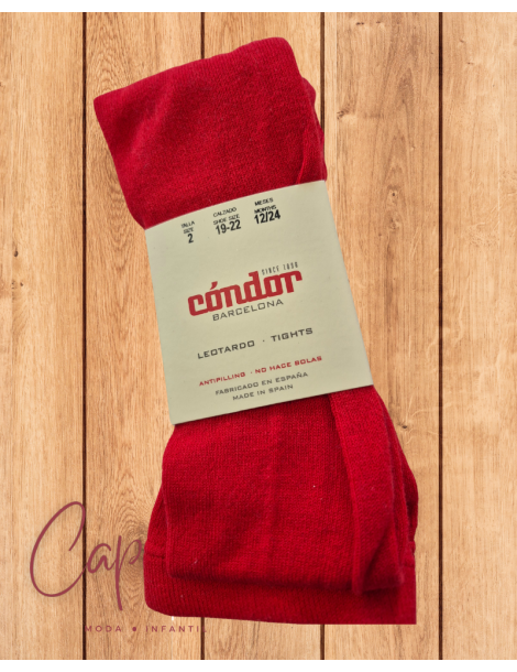 Moda Infantil: Leotardo Liso Color Rojo