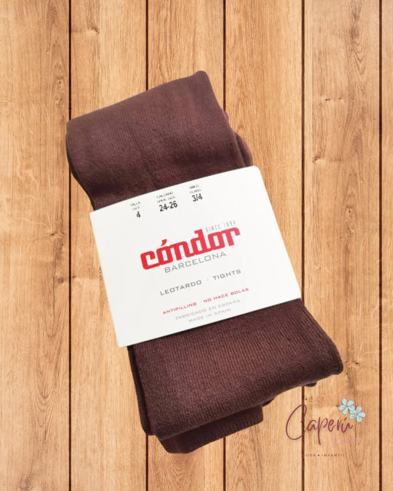 Compra tu Leotardo Liso Tono Marrón Chocolate