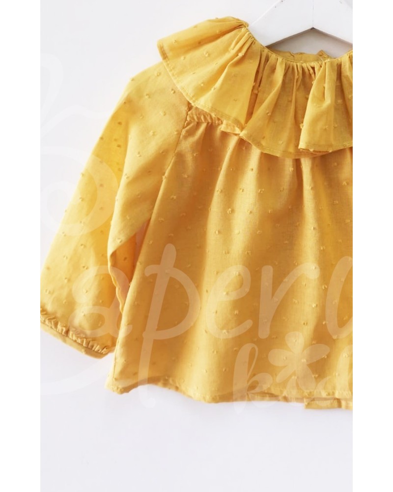 COCOTE MARKET 5€ 10€ Y 15€ Blusa Mostaza Plumeti Cocote