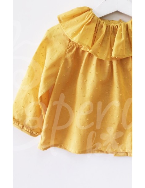 COCOTE MARKET 5€ 10€ Y 15€ Blusa Mostaza Plumeti Cocote