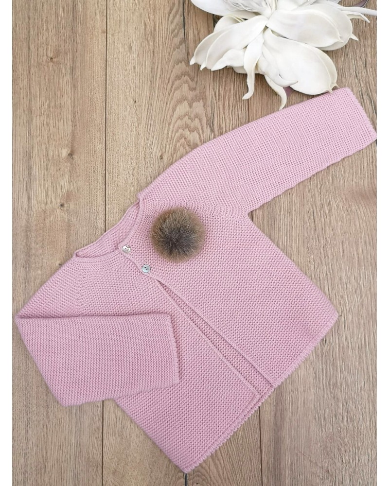 PUNTO BLACK FRIDAY Chaqueta Pompón Rosa Claro Sigar