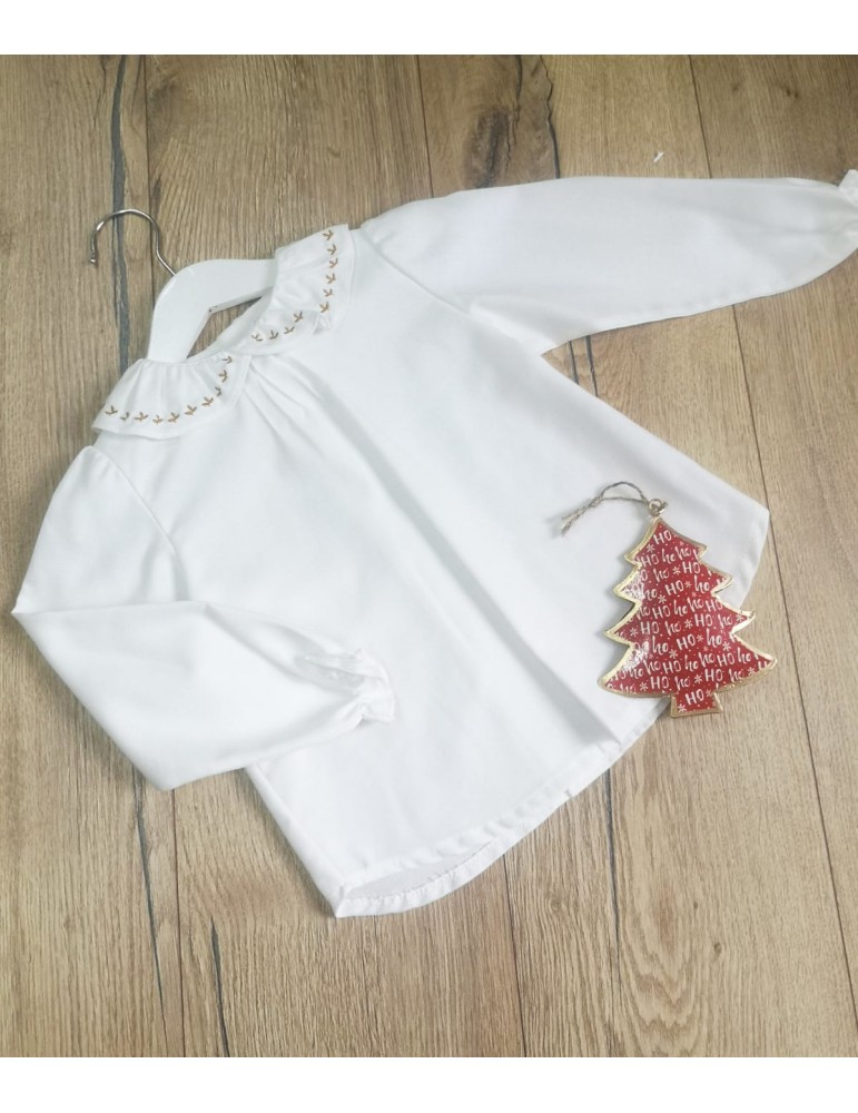 TIENDA Blusa Blanca Valentina