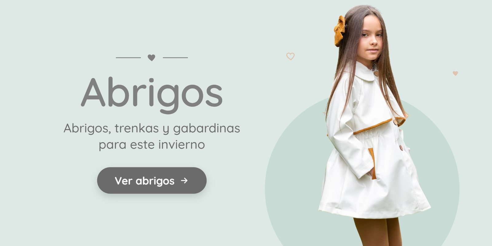 Abrigos, trenkas y gabardinas infantiles para el invierno